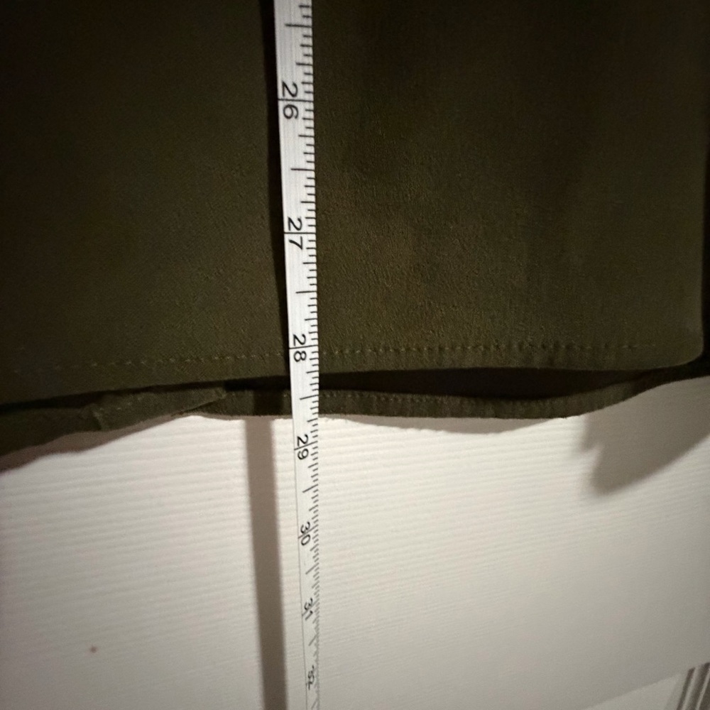 CJ Banks Dark Olive Shacket - 12 - Picture 6 of 11
